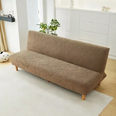 1 pieza Funda de sofá cama de jacquard, alta elasticidad, fácil instalación, multiusos, uso durante todo el año, anti-arañazos de mascotas, funda plegable a prueba de mascotas para decoración