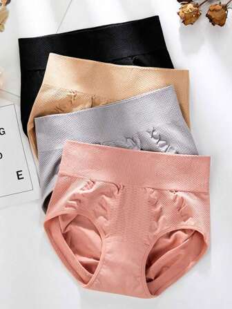 3 psc Braga Faja Cintura Alta Efecto Compresión Abdomen Moldeadora Figura Plana, Glúteos Firmes Ajustables Cómodas Suaves