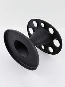 1 Pc Black Roller Hairbrush Holder Display Rack, Salon Desktop Hair Styling Tools Organizer, Home Use Hair Curling Iron Brush Storage Shelf (Roller Brush Not Included),Hair Tools,Hair Products And Accessories For Barber Salon Beauty Travel Essentials