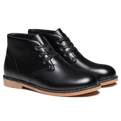 Men's Classic Leather Chukka Boots - Versatile Dress  Casual Ankle Boots For All-Day Comfort