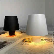 1pc Wireless Bottle Lamp, Rechargeable LED Portable Desk Lamp, 3 Color Options, Dimmable, Touch Control, Suitable For Outdoor, Restaurant, Bedroom, Home Decor - Multicolor - View 2