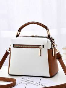 Floral Embroidered Fashion Handbag, Elegant Ladies Tote Bag And Wallet, Chic Crossbody Bag, Suitable As Gifts For Women, Office Workers And White Collar