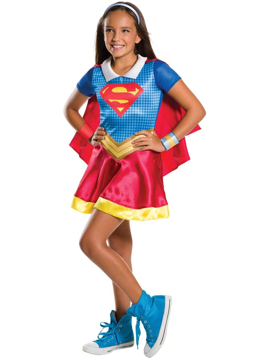 DC Kids Supergirl Superhero Costume - Multicolor - View 1