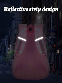 3 Pieces/Set Girls School Backpack With Lunch Bag And Pencil Case, Outdoor Travel Bag, Large Capacity Lightweight Student Schoolbag, Back To School Essential, Suitable For Teenage Girls Students At School And Daily Use