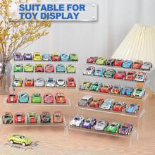 5 Pcs- 1Set Large Acrylic Risers, Clear Display Showcase Collectibles Display Shelf, Retail Desktop Display Cupcake Stand Dessert Stand - Clear - View 5