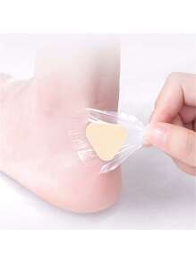 100pcs Invisible Foot Pads, Thin Transparent Shoes Inserts, Prevent Friction & Blisters For High Heels