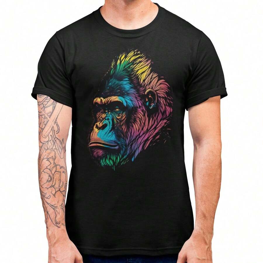 Men T-Shirts - Black - View 1