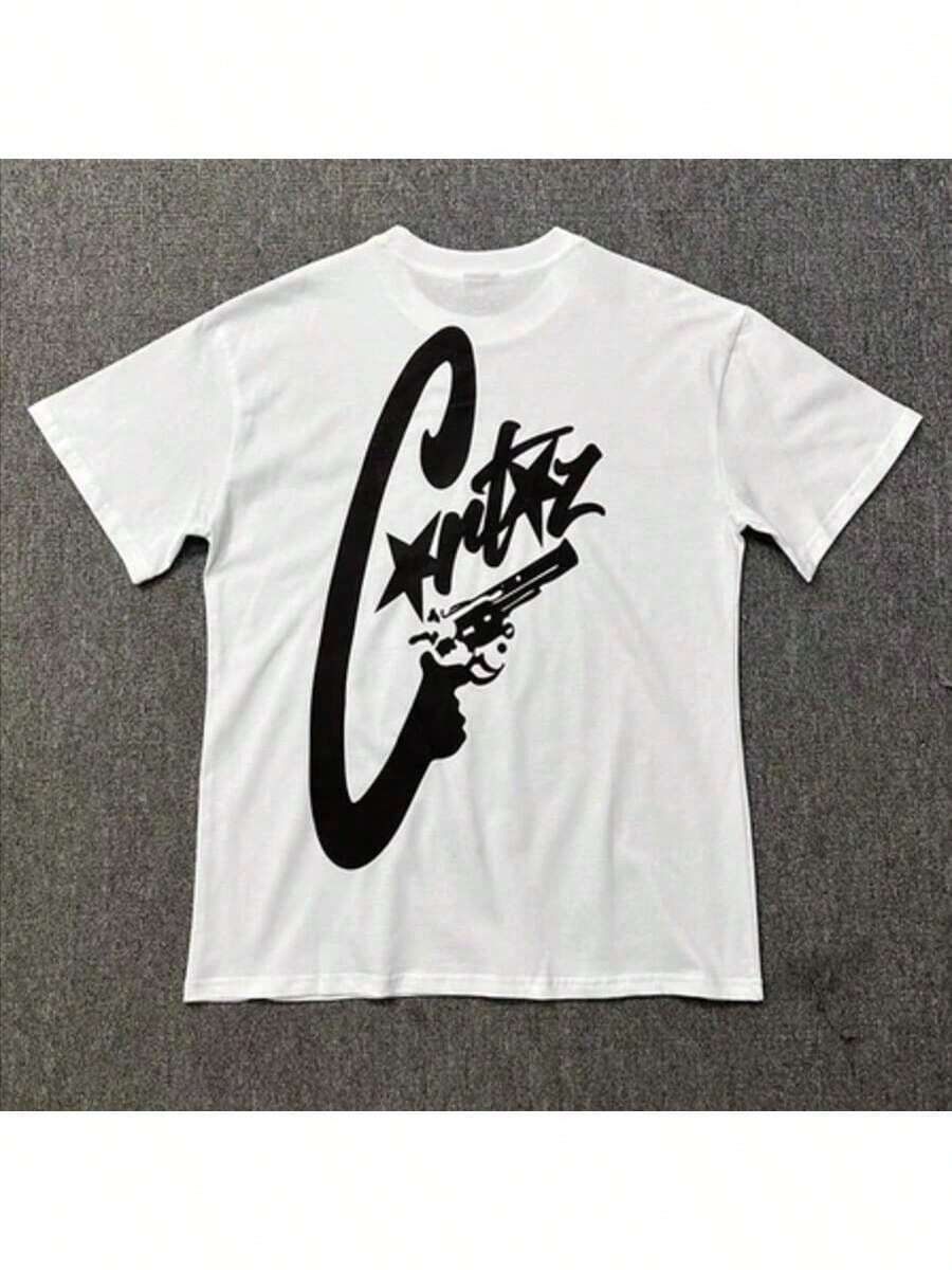 T-Shirt Cortez Arm Pistol C T-Shirt High Quality 100% Cotton Shirt - 白色 - 查看 1