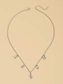 1 件欧美时尚西部牛仔帽靴仙人掌吊坠项链，日常佩戴 - 牛仔項鍊 - 查看 3