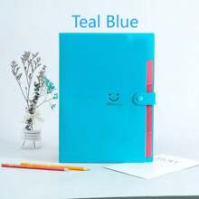 Cute Candy 5 Pocket Folder With 8-16Labels, Letter Size Expanding Organizer, Portable Accordion File,Aesthetic Paper Folder For School Office,Folders For Documents - 10 Colors Optional,Back To School,School Supplies