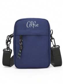 قطعة واحدة حقيبة كروس بودي مع شعار حرف شخصي، حقيبة كتف رياضية ودراجات نارية مخصصة بالاسم، حقيبة حمل على الكتف بطراز ياباني، محفظة صغيرة، حقيبة إلكترونيات، حقيبة سفر، مناسبة للاستخدام اليومي وكهدية لأفراد الأسرة والأصدقاء في مناسبات عيد الأم، عيد الأب، عيد المرأة، عيد الحب، عيد المعلم، عيد الممرضة، أعياد الميلاد