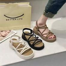The Young Roman Sandal Girl Of 2025 Has Bagged The Study At Miami Summer To Pass The Time Against Annoying Sandals: Everyday Work Or Casual Wear, Wedding, Wedding Attire, Parties, Dates, Gatherings, Clubs, Gifts For Yourself, Friends And Women. Sports Shoes Are Great - 黑卡 - 查看 4