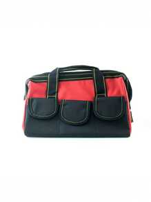 Multi-Functional Tool Bag, Electrical/Woodworking Tool Storage, Thick Canvas, Hand-Held Tool Pouch - Multicolor - View 11