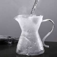 1pc High Borosilicate Glass Manual Drip Coffee Pot, Glass Coffee Maker, Coffee Sharing Pot