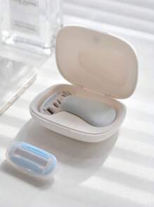 1PC Multi-Color, Women's Hair Removal Portable Shaver, Caring For The Skin, Shaver, Bikini, Leg Hair, Personal Body, Bikini, Shaver, Using 5-Layer Skin Care Soap Flakes, Hand Hair Removal, Shaving Skin Care Soap Bubbles, Portable Shaver, Suitable For Travel, Home Use, Bathroom, Beach Vacation