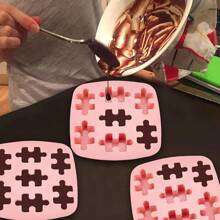 1PC/Puzzle Resin Silicone Molds Jigsaw Chocolate Mold For DIY Cake Chocolate Candy Decoration Jewelry Making