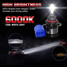 VCSZKXLY Combo 4X LED Headlights & Fog Lights Bulbs Kit For Nissan Murano 2003-2008 6500K