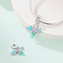 1 件镀银旅行爱好邮箱日记鸡尾酒岛年轻航行旅行包外出约会假期休闲时间吊坠适合原创手链项链手链珠子 DIY 珠宝制作女士订婚派对礼物送给女朋友 - W-PAC1613 - 查看 6