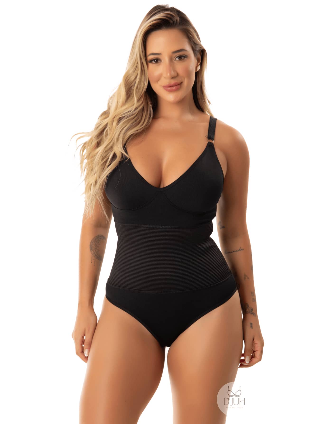 Women Shapewear Bodysuits - 黑色 - 查看 1