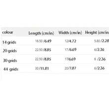 1 Set (14/20/30/44 Grid) Transparent Small Square Boxes, Tabletop Plastic Jewelry Storage Organizer Boxes, Cross-Border Specialized Household Use Gifts Women Girls Back To School