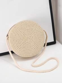 Yogodlns Round Straw Bag Women Woven Beach Crossbody Bag For Ladies Children Cute Shoulder Rattan Handmade Knitted Bag Small Handbag Fashion Shell Shape Straw Bag Rattan Woven Handbag Handmade Straw Handbag Summer Beach Bag Shoulder Bags Coin Purse, Eye-Catching Beach Bag Summer, Summer Straw Beach Bag For Women, Hottest Beach Bags For Women, Beach Necessities, Beach Essentials,Beach Stuff & Summer Essentials, Newest Holiday Bag