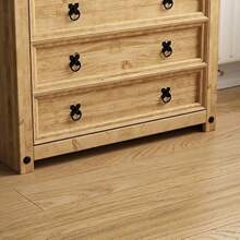 Corona Chest Of Drawers 5 Drawer Solid Pine Wood - Natural1 - View 8