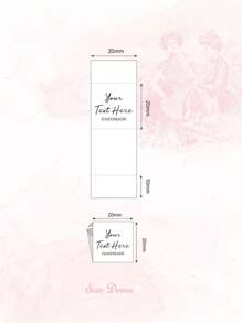 20*60mm 50pcs With Logo Or Text Sewing Accessories Label,Tags For Knitted Things,Custom, Handmade Label,Gift Tags,Art Activities For Children