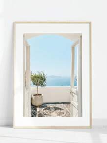 Amalfi Coast Prints,Mediterranean Wall Art, Positano Wall Set, Coastal Italy Photography, Italian Beach Poster, Suitable For Living Room Bedroom Dining Room Decoration, Spring Decoration,No Frame