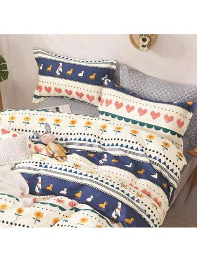 3 peças primavera novos veículos infantis, pato, girassol, astronauta, dinossauro, peixe, urso floresta festa roupas de algodão puro