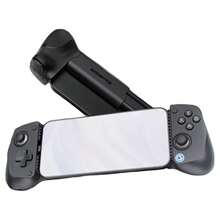 GAMESIR Kontroler gier X5 Lite uchwyt konsoli antypoślizgowa faktura Hall Rocker Typ C aktywny interfejs elastyczny silikon Przycisk ABXY wygodny uchwyt czarny