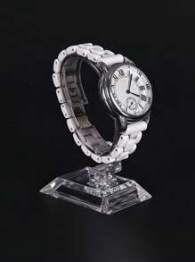 1 szt. Elegancki, czarny, aksamitny stojak na bransoletki w kształcie litery T – stojak na biżuterię na stół, prezent na Dzień Matki, odpowiedni do gablot sklepowych, nie wymaga prądu, solidna plastikowa podstawa, idealny do naszyjników, bransoletek i zegarków, aksamitny stojak na zegarki, miękka aksamitna powierzchnia dla kobiet, wielofunkcyjny organizer na biurko, nieelektryczny – odpowiedni do innych typów instalacji. Eliptyczna torba na biżuterię, dekoracja pokoju, torby, kosmetyczka, toaletka, podróż, kosmetyczka, niezbędne rzeczy w podróży, organizer, przechowywanie, niezbędne rzeczy w podróży, organizer na makijaż, kosmetyczki, organizer na makijaż, organizer, kosmetyczka, organizer na biurko, kosmetyczka, kosmetyczka, organizer na makijaż, akcesoria toaletowe, kosmetyczka, kosmetyczki, pudełko na biżuterię, saszetka, uchwyt na pędzle do makijażu, uchwyt na pędzle, organizer na perfumy, torebka saszetka, prezenty dla kobiet, Boże Narodzenie Prezenty, Pomysły na prezenty dla kobi