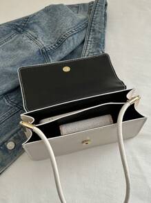 Solid Color Retro Minimalist Elegant Shoulder Bag