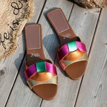 Sandali con plateau e zeppa per donne