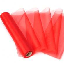 Organza Tulle Fabric, Suitable For Celebration Events And Party Backdrops, Home & Living, Curtains, Hangings, Gift Wrapping, Tabletop Centerpiece Decor, Seasonal Decorations, Tablecloth Centerpieces, Atmosphere Creators, Gift Wrapping Ribbons, DIY Bows, Wedding Arch & Backdrops, Window Decorations, Stair Hangings, For Indoor And Outdoor Holiday Parties