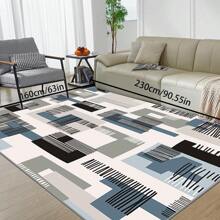 700g/㎡ Crystal Velvet Bohemian Style Solid Color Area Rug, Soft Non-Slip Machine Washable Carpet For Indoor/Outdoor Living Room Bedroom Kitchen Office Home Decoration, Vintage Faded Traditional Floor Mat Back To School