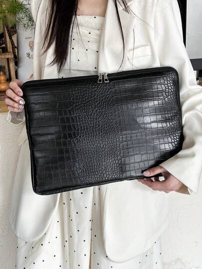 Minimalistisk enfärgad Premium Notebook i flera storlekar, surfplatta, elektronikväska