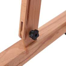 YUNRUX Field Easels Wooden Easel With Accessories Oil Paints Acrylic Paints Canvas - Ginger - View 10