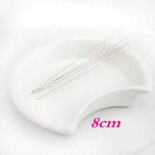 QIAO 30pcs Stainless Steel Beading Needles 8cm 10cm Hand Tools Beading Pins For Beading Diy Earrings Bracelet Necklace Jewelry Making