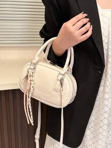Sac à main de qualité premium pour femme, nouveau design de sac de bowling à la mode, sac polyvalent avec épaule et poignée supérieure