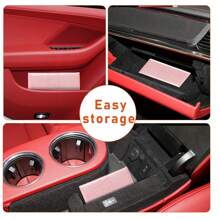 1PC Chủ thẻ đăng ký xe và bảo hiểm, Hộp đựng găng tay bằng da đựng giấy phép lái xe, Hộp đựng giấy phép lái xe cho xe hơi, Phụ kiện xe tải ô tô - Màu hồng - Hồng - Xem 5