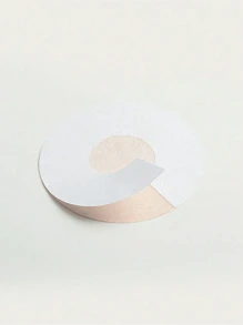 10PCS Invisible Nipple Tape Disposable Nipple Pad Tapes Nipple Cover Non-Woven Nipple Sticker Chest Stickers - Khaki - View 7