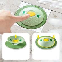3PCS Kitchen Sink Drain Anti Odor Pressing Cover, Sink Floor Drain Cover, Bathroom Sink Drain Anti Clogging Cover