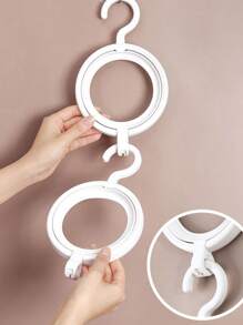 1pc Hat And Scarf Storage Rack, Can Hang And Store Hats And Scarves, Foldable And Stackable Design, Suitable For Wardrobe, Dorm, Behind The Door, Etc.