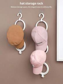 1pc Hat And Scarf Storage Rack, Can Hang And Store Hats And Scarves, Foldable And Stackable Design, Suitable For Wardrobe, Dorm, Behind The Door, Etc.