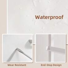 Somdot Nightstand With 2 Drawers, Bedside Table Small Dresser With Removable Fabric Bins For Bedroom Nursery Closet Living Room - Sturdy Steel Frame, Wood Top, Pull Handle - Black - White - View 6