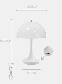 LED Orange Home Decorative Table Lamp For Bedroom, Living Room, Birthday Gift, Restaurant, Office Decorative Lighting, Touch 3 Colours Light Change, Rechargeable Outdoor Camping, Easy To Carry.