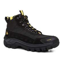 Tênis Bota Couro Legítimo Masculino Reforçado Original