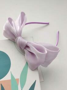 1/5pcs Double Layer Oversized Bow Headband, Elegant Lady Style Solid Color Simple Versatile Headpiece For Street, Gathering, Party ,Gifts ,Hair Hoop Hairband For Women Hair Accessories Head Accessories - Multicolor - View 19