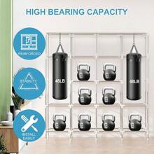 170*170 Closet Buildable Wardrobe Rack Wardrobe Bedroom Organization - Red - View 3