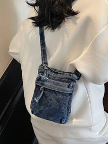 Light Blue Small Crossbody Bag, Small Purse For Women To Fit Phone, Suitable For Outings And Photography , Blue - Blue - View 4